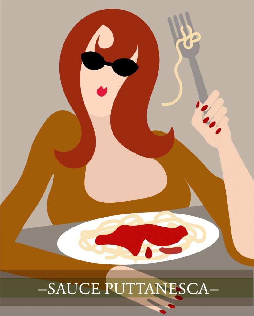 Sauce Puttanesca. Une des meilleures recettes du monde