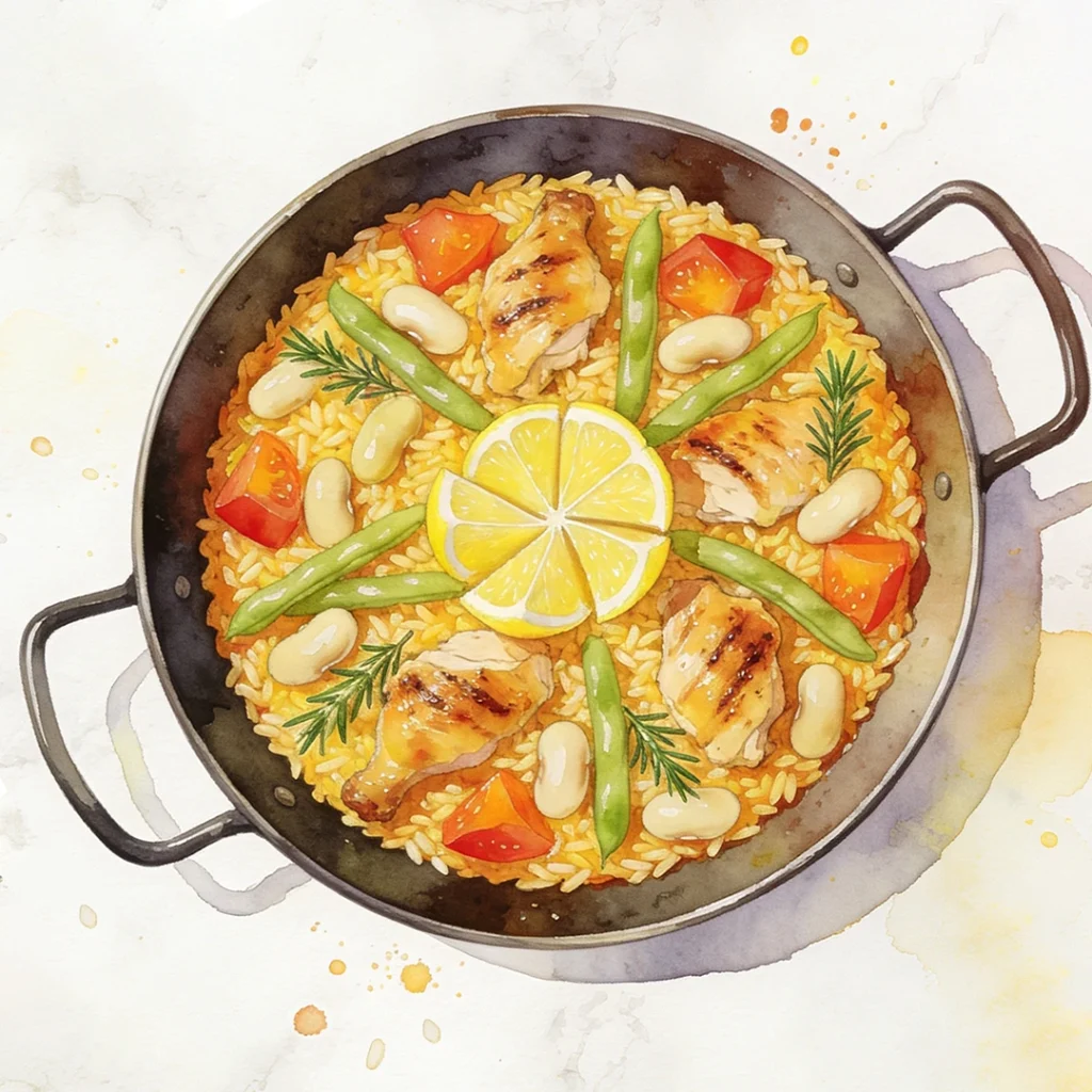 Paellera en acier, riz bomba avec socarrat doré, recette de paella authentique valencienne