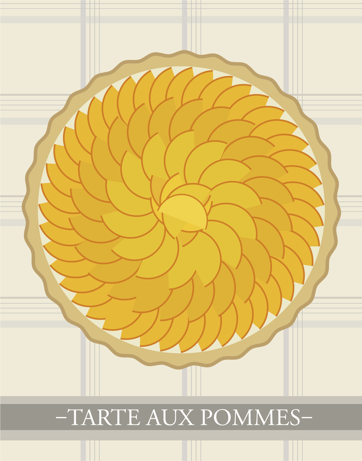recette de tarte aux pommes