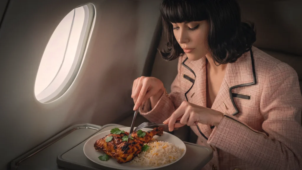poulet tandoori en. avion