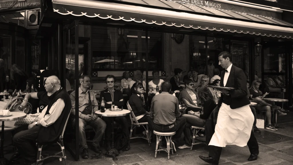 café littéraire parisien Les Deux Magots
