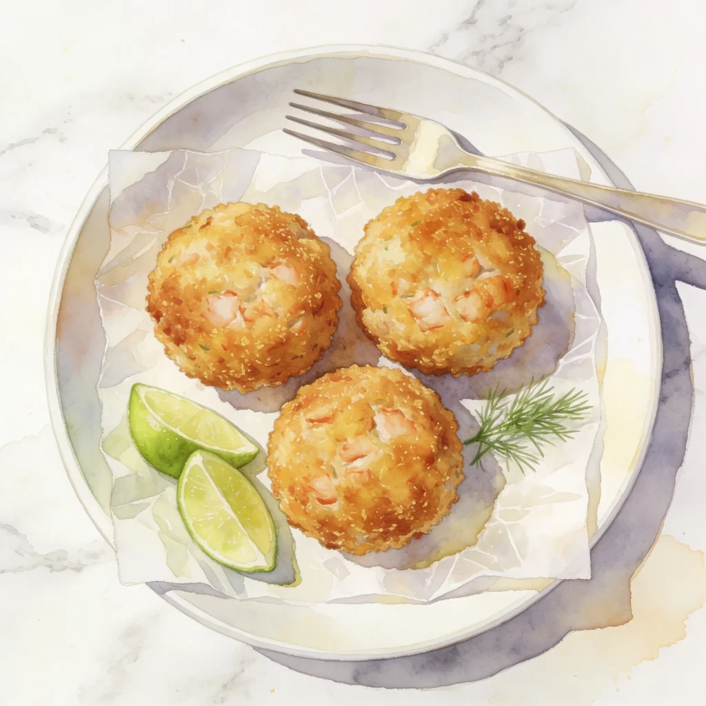 Crabes des neiges: crab cakes