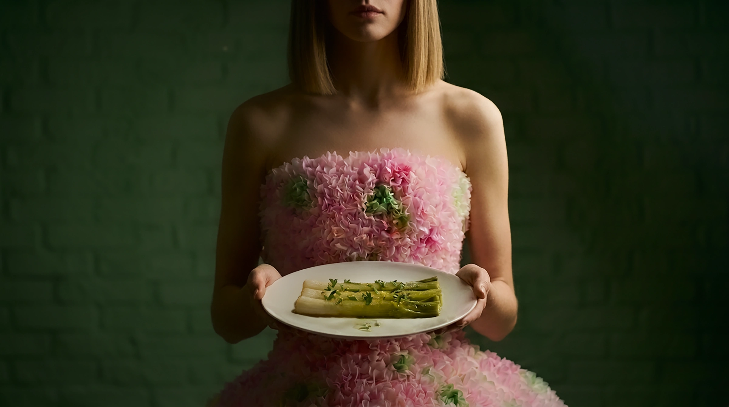 assiette de poireau vinaigrette