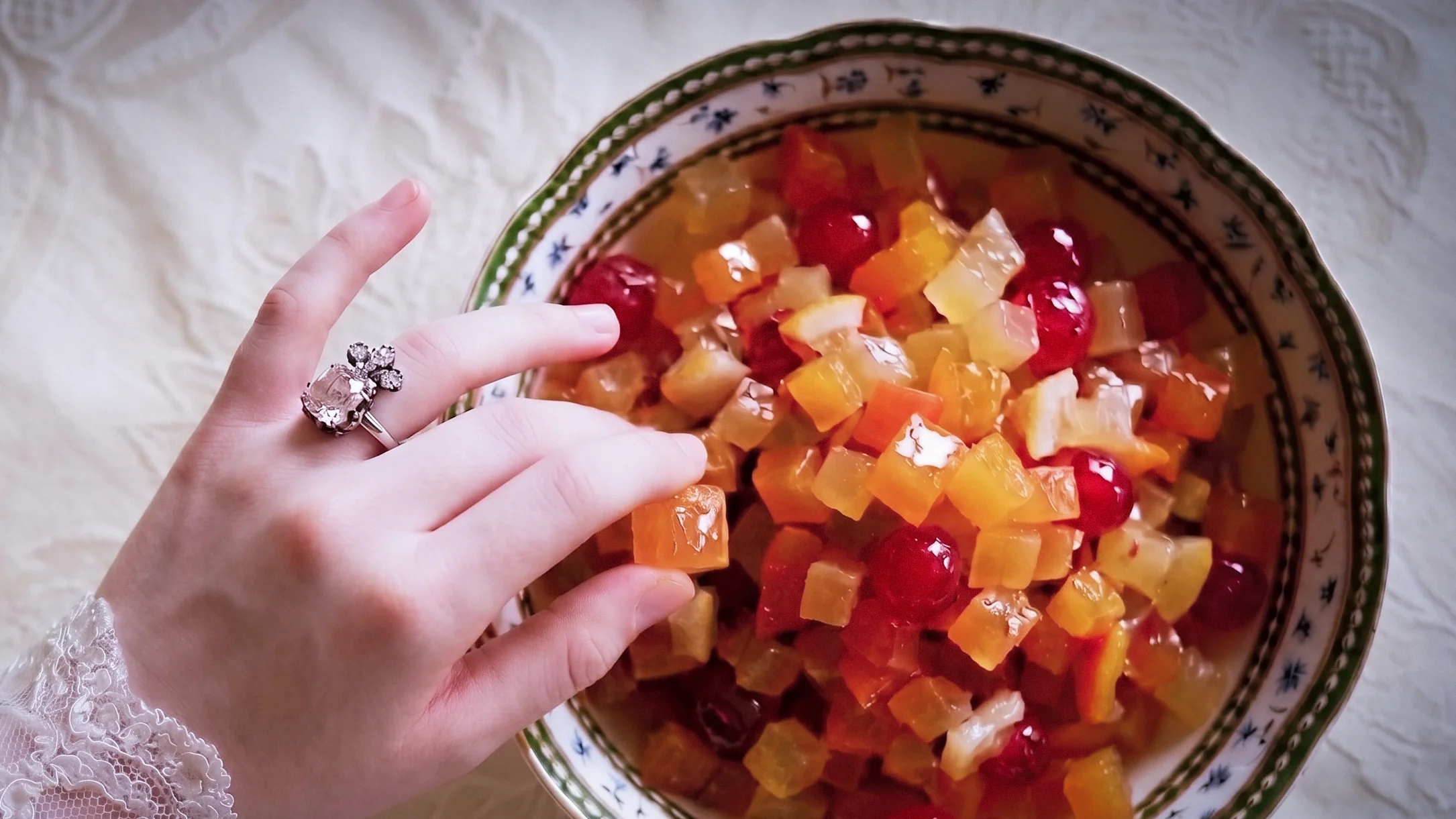 Fruits confits, mariage de Marie-Antoinette