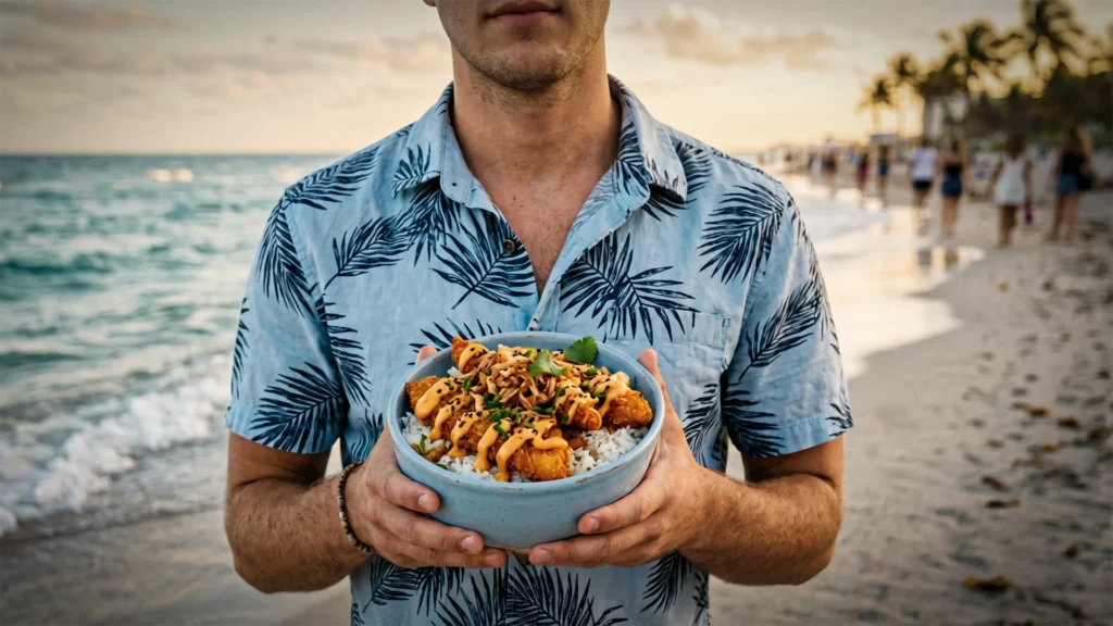 bol. de poulet tasty crousty à Miami