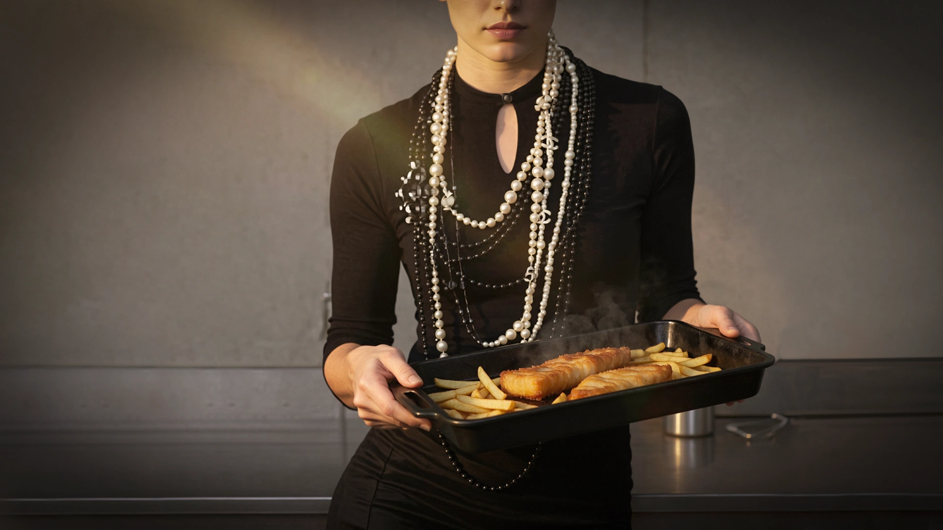 plateau de fish and chips au four