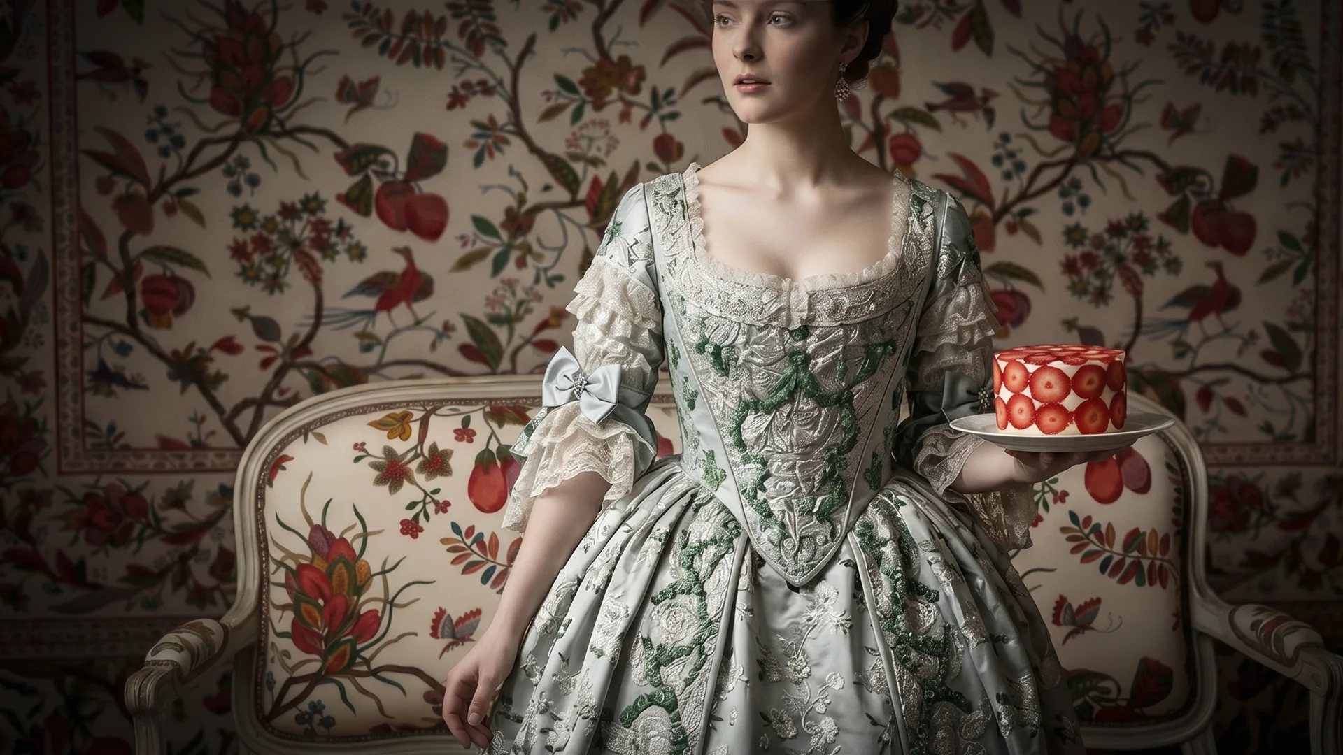 Reine et fraisier
